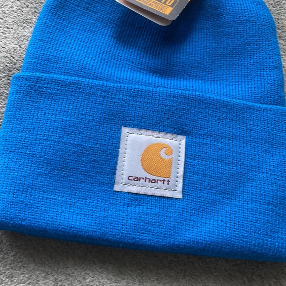 -⭐️CARHARTT BLUE watch hat  cap beanie🆕🆕 NEW STOCK 💫 - Picture 5 of 8